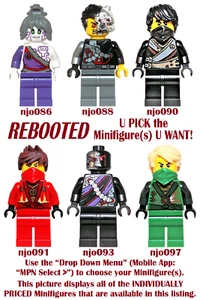 Genuine LEGO U PICK Ninjago REBOOTED Minifigures Group 1 **NEW** - Picture 1 of 22