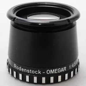 Rodenstock Omegar 75mm f/4.5 Enlarging Lens + Retaining Nut - Clean! - Picture 1 of 7