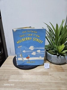 Early 14th Printing AND TO THINK I SAW IT ON MULBERRY STREET Dr Seuss Hardcover - Picture 1 of 24