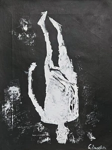 George Baselitz Inspired Figurative Expressionism – Signed Inverted Painting - Picture 1 of 5