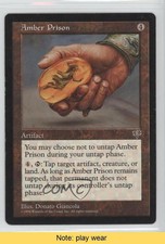 1996 Magic: The Gathering - Mirage Amber Prison READ 0b5