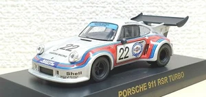 1/64 Kyosho PORSCHE 911 RSR TURBO RACING #22 MARTINI 1974 diecast car model - Picture 1 of 5