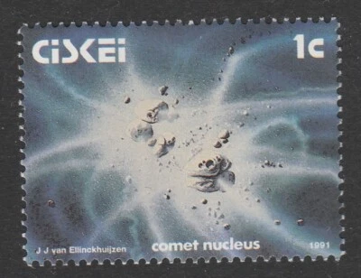 Ciskei Sudáfrica 1991 1c El Sistema Solar - Cometa Núcleo SG186 Foto 1 de 3