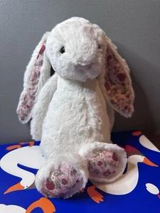 JellyCat Blossom Cream Bunny Berry 12” - Picture 1 of 4