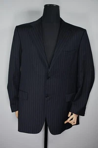 Canali Louis Copeland Striped Wool Blazer Jacket Men's size 56 - Picture 1 of 10