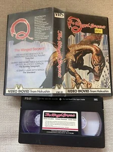 Q THE WINGED SERPENT - HOKUSHIN PRE-CERT VHS VIDEO RARE HORROR David Carradine - Imagen 1 de 16