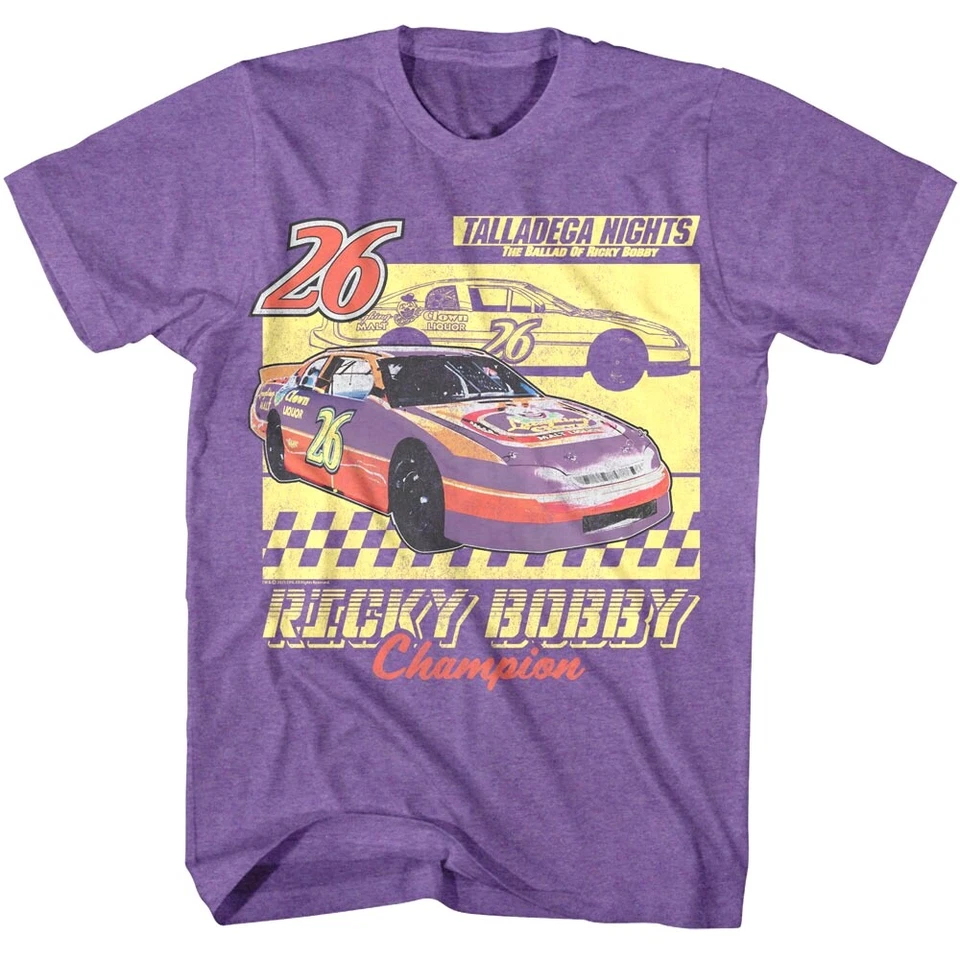 Camiseta para hombre Talladega Nights 26 Laughing Clown Car Foto 1 de 1