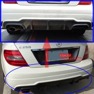 Unpainted rear diffuser for BENZ 12~14 W204 C63 AMG C250 sport Sedan facelift ◎ - Picture 1 of 2