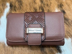 BROWN ~ SNAKE ~ WALLET ~ NWT - Picture 1 of 5