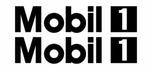 2x Calcomanías adhesivas de vinilo con logotipo de aceite Mobil1 Mobil 1 8" 12" 16" 20" 23" GRANDE - Imagen 1 de 5
