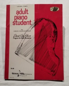Adult Piano Student Level 2 David Carr Glover Adult Library 1970 Belwin Mills - Picture 1 of 9