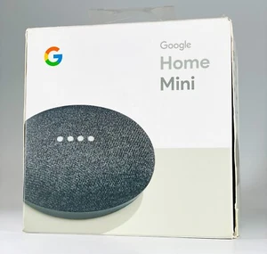 Google Home Mini 1st Gen Smart Speaker with Google Assistant - Chalk or Charcoal - Picture 1 of 6