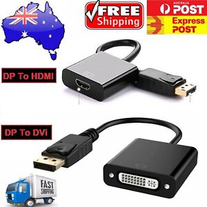 DisplayPort to HDMI/DVI Cable Display Port to DVI for Lenovo, Dell, HP, ASUS AUS
