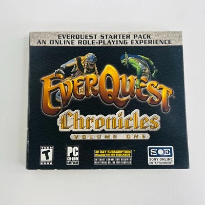 EverQuest Chronicles Volume One Starter Pack PC CD-ROM Fantasy RPG 3Disc NEW - Image 1 of 4