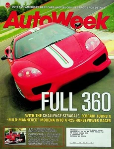 AutoWeek Magazine June 9, 2003 Ferrari Turns  Modena into a 425-horsepower racer - Foto 1 di 2