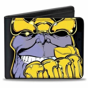 Marvel Avengers Thanos Bi-fold Wallet Heroes Infinity War Gift Men Boys Fans USA - Picture 1 of 3