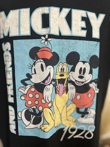 Mickey Mouse Black T-shirt - Medium- New (0874) - Picture 1 of 6