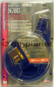 MONSTER Video® 3 Scart to Scart 4Meter Cable New - Picture 1 of 1