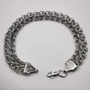 Vintage schönes Armband Schmuck,925 Sterling Silber, Handarbeit 18,39g - Bild 1 von 8