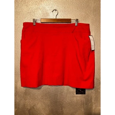 Charter Club Red Barn Sporty Athletic Tennis Golf Waist Smoothing Skort XXL NWT - Image 1 of 4