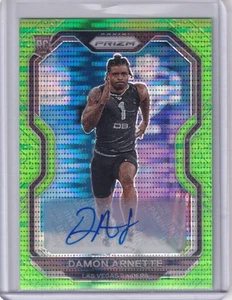 Damon Arnette 2020 Panini Prizm Neon Green Pulsar Prizm Rc Auto - Picture 1 of 2