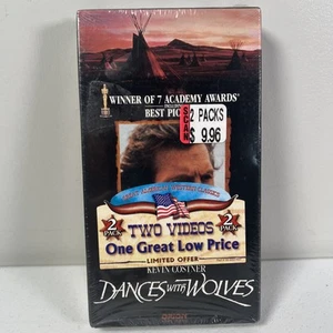 Dances with Wolves (VHS, 1993) Brand New Unopened - Foto 1 di 5