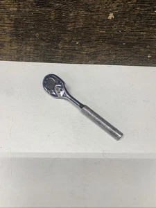 Vintage Proto Professional 5249 Ratchet 3/8" Drive, 7" Long Wrench Knurled USA - Picture 1 of 9
