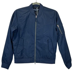 Chaqueta Everlane The Bomber Ligera Azul Marino Hombre Mediana Nueva con Etiquetas - Imagen 1 de 14