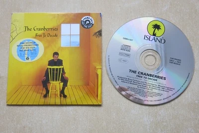 THE CRANBERRIES Free To Decide UK 1 track promo CD in unique card sleeve - Image 1 of 2