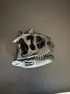 Carnotaurus (Black) | Skull Replica (Palm sized) - Image 1 of 3