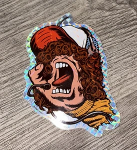 HUGE 4.5” Santa Cruz Screaming Hand Dustin Stranger Things Sticker Decal Vinyl - Picture 1 of 4