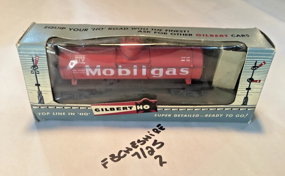 Coche cisterna de gasolina móvil Gilbert HO #517 de colección en caja Varney Foto 1 de 4