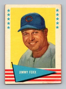 1961 Fleer Baseball Greats #28 Jimmy Foxx VG-VGEX Vintage Baseball Card - Picture 1 of 2