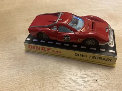 Dinky Dino Ferrari pininfarina 216 red excellent condition in plastic box - Image 1 of 4