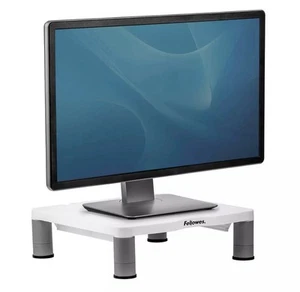 Fellowes Standard Monitor Riser 13 1/8 x 13 1/2 x 2 Platinum/Graphite 91712 - Picture 1 of 3