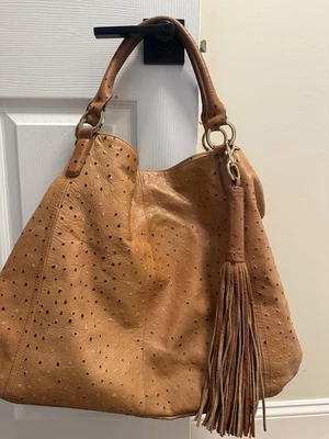 Bolsa tote G.I.L.I Got It Love It Roma QVC couro ombro tiracolo com bolsa de pó - Imagem 1 de 4