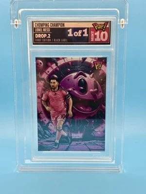 2025 Wild Card Pop1 Drop.2 Lionel Messi Chomping Champion 1/1 - Image 1 of 3