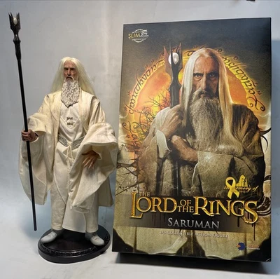 Asmus Toys SARUMAN The Lord of the Rings 12in Action Figure Doll Model Slim Ver. - Image 1 of 4
