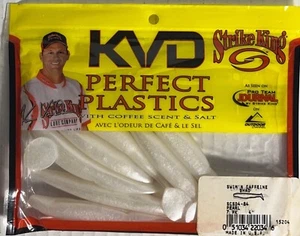 Strike King KVD Esche da Pesca in Plastica Perfette N Caffeina Shad Confezione da 7 Perle - Foto 1 di 3