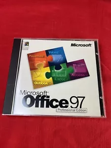 Microsoft Office 97 Professional Edition - Complete In Case With Product Key! - Picture 1 of 5