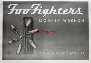 FOO FIGHTERS, Monkey Wrench; Music Single ADVERT PRINT - Original 1997 Ad - Picture 1 of 1