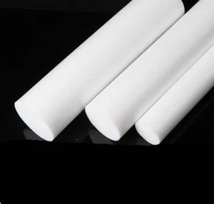 Barra de varilla redonda PTFE de politetrafluoroetileno de 5 piezas de diámetro 0,314" (8 mm) de largo 4" (100 mm) - Imagen 1 de 4