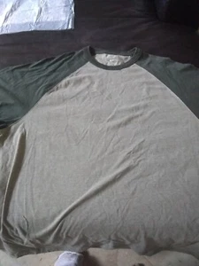 Faded Glory XL 46/48 Pullover Shortsleeve 60 Cotton 40 Polyester Green Tee Shirt - Picture 1 of 4