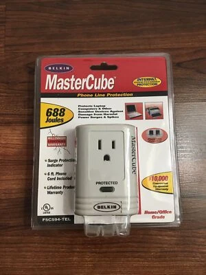 Belkin (F5C594-TEL) 688 Joules MasterCube Phone Line Protection **BRAND NEW** - Image 1 of 4