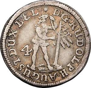 1683 Germany 4 Mariengroschen, Brunswick-Wolfenbuttel. NGC VF 35 - Picture 1 of 4
