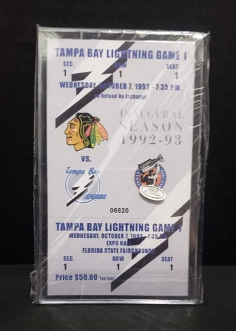 Tampa Bay Lightning 25th Anniversary Inaugural Season 1992-93 Cover