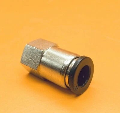 50 NEW POLYCONN PC66CB-64 PNEUMATIC TUBING FITTING 3/8" PI x 1/4 NPT FEMALE  - Image 1 of 4