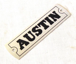 CLASSIC MINI 'AUSTIN' ROCKER COVER METAL PLATE CP348 3R9 - Picture 1 of 1