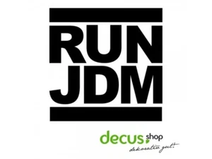 RUN JDM L 1452 10x10 cm // Sticker JDM Aufkleber Frontscheibe - Picture 1 of 2