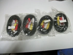 Cable de audio/1 video 4 CTI#98-RTG-6CM 2 nuevo en bolsas de plástico selladas - Imagen 1 de 4